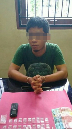 Edarkan Shabu, MS Ditangkap Polisi